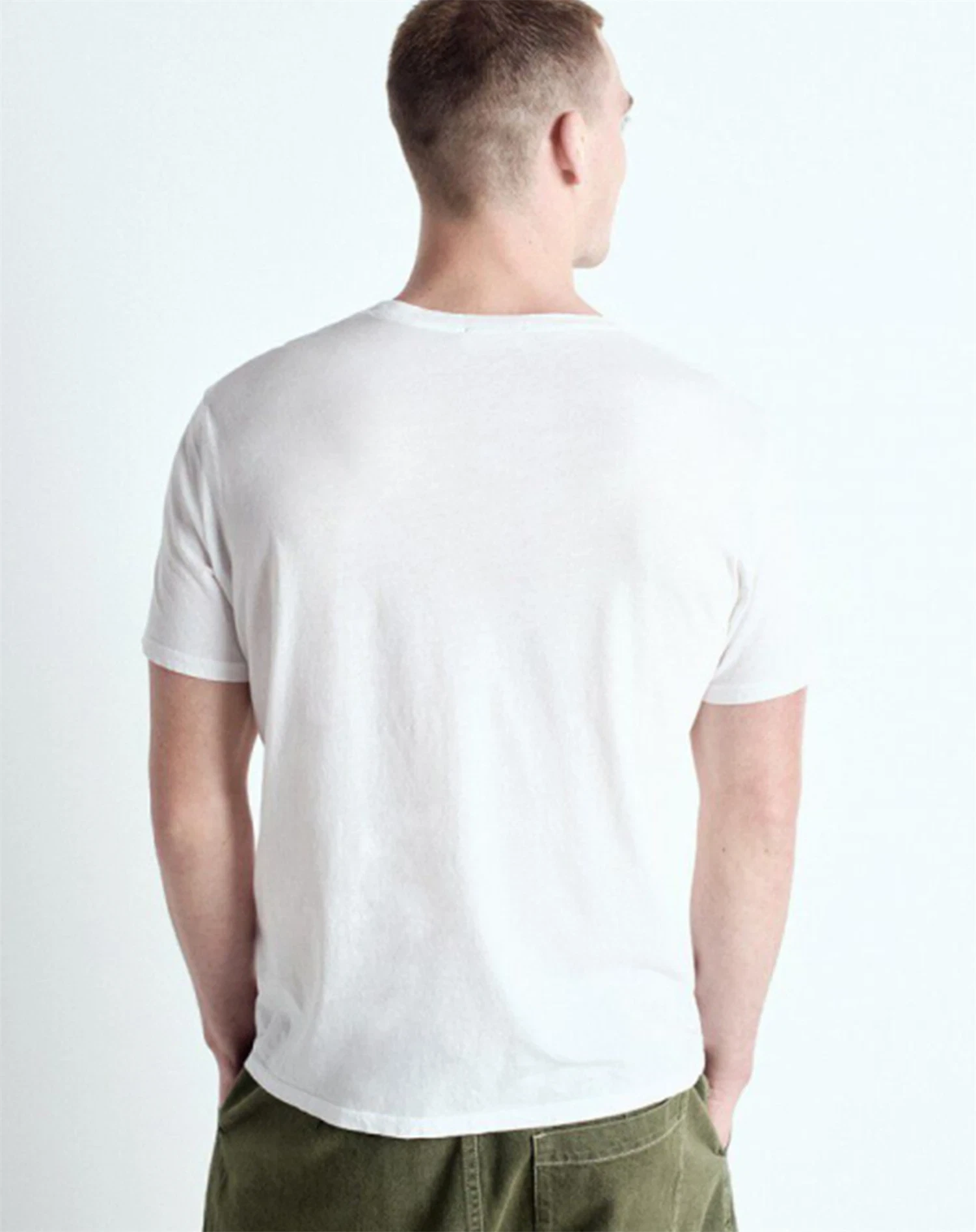 American Vintage Men - Decatur T-shirt - Blanc